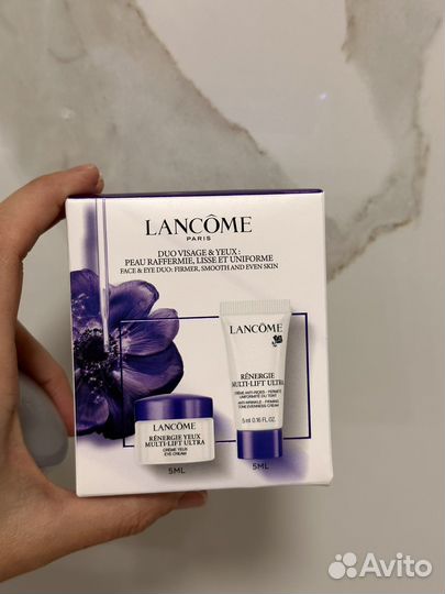 Lancome крем набор сет 3 кремов (тревел + 1)