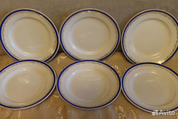 Тарелки Сирень зик Конаково ссср1952г