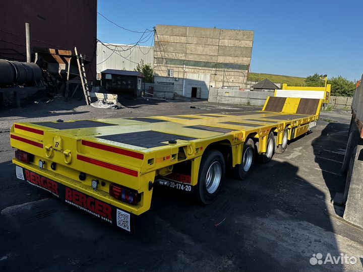 Полуприцеп трал (тяжеловоз) Berger 9854, 2023