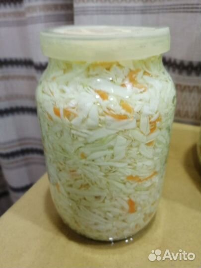 Картофель, капуста квашеная