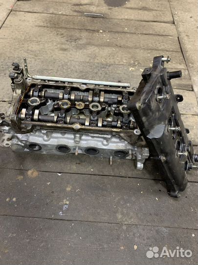 Гбц mr20de треснутая, в сборе с валами, крышкой