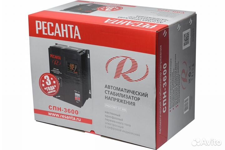 Стабилизатор Ресанта спн 3600