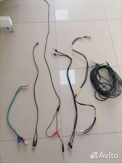 Акустические провода XLR AUX TRS Rca Hdmi Speakon