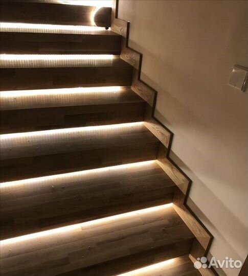 Автоматическая, умная подсветка лестницы