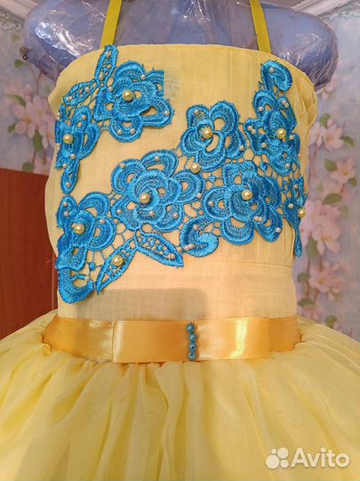 Нарядное платье для девочки 110 116