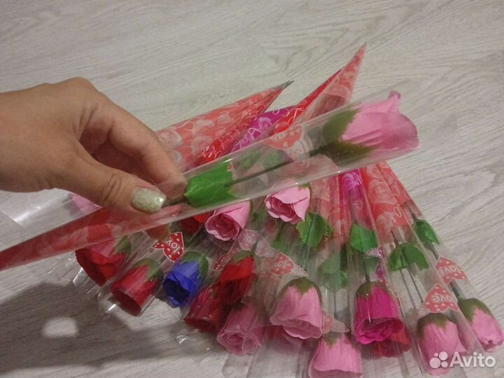 Цветы из мыла