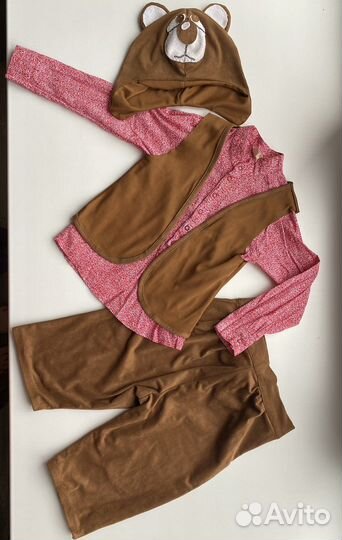 Костюм медведя и мышонка