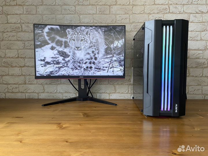 Игровой компьютер i3 10100f, GTX 1650S, 16gb, SSD