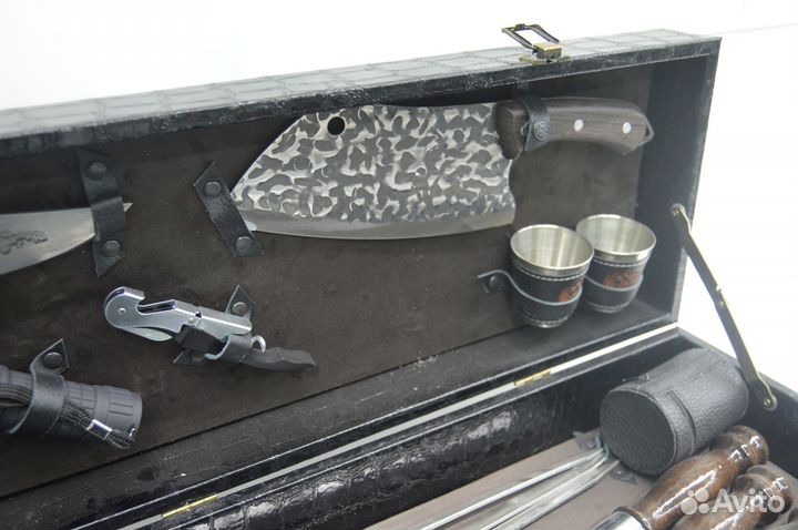 Набор шампуров в кейсе 