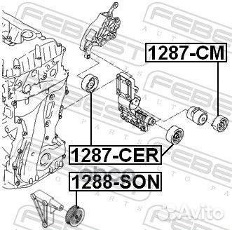 Ролик натяжной 1287CM Febest