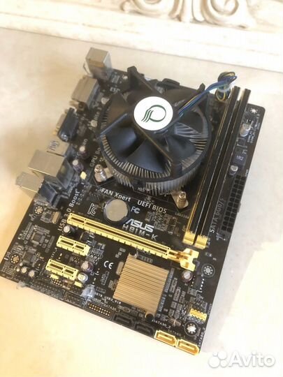 Сборка asus H81M-K/i3/8gb