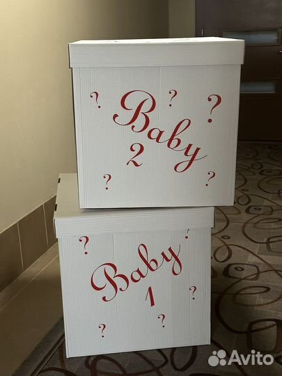 Коробки для гендер пати