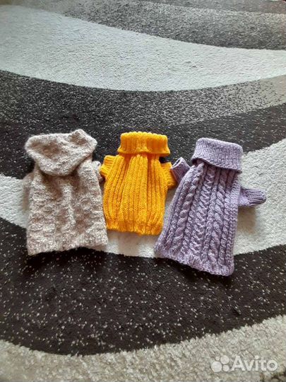 Вязаная одежда для животных