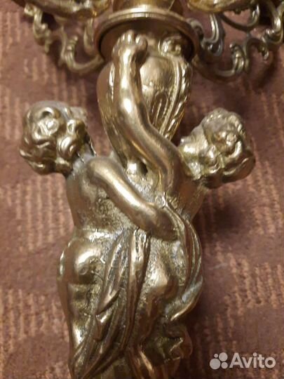 Подсвечник бронза