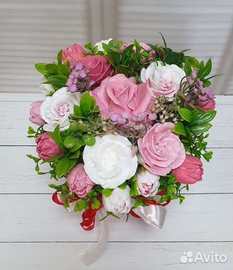 Букет из мыла на 8марта, день мамы, день рождения