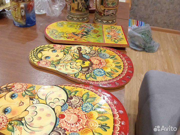 Доска кухонная, полка (гжель), кружка Боровичи