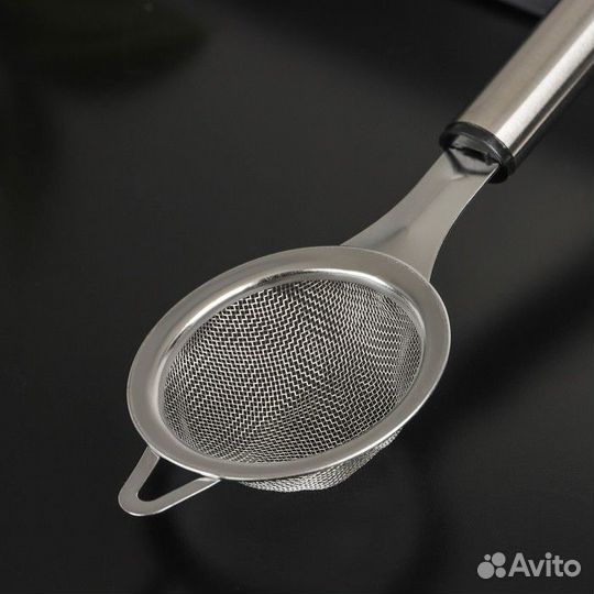 Сито с ручкой Доляна Fargo, 22,562 см, нержавеющая