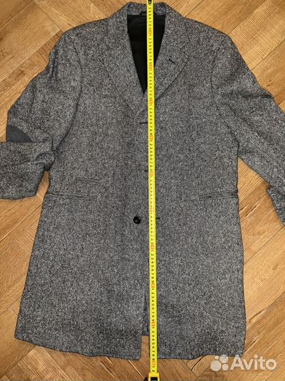 Пальто мужское двубортное ручная шерсть