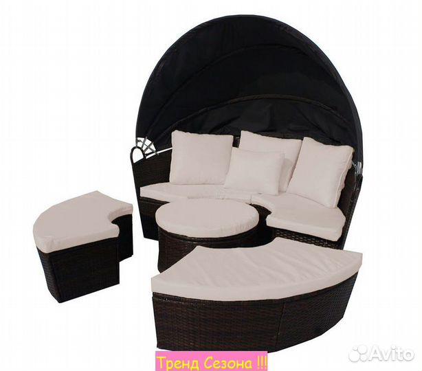 Набор садовой мебели для дачи Ракушка арт.SFS088