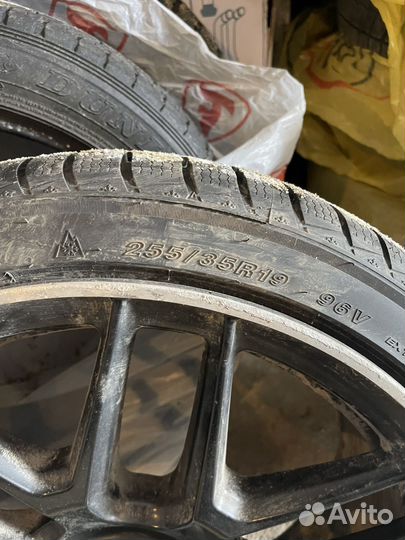 Диски Amg R19 разноширокие с резиной