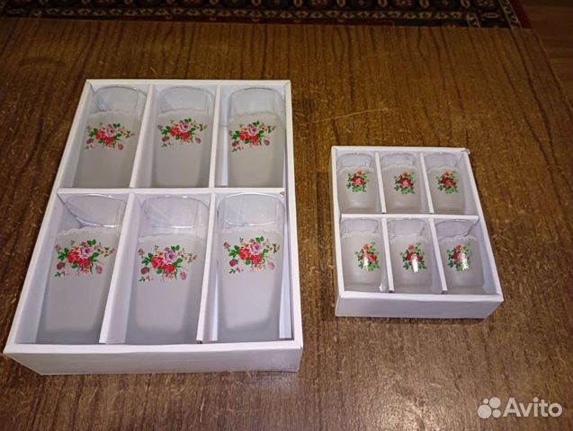 Набор стаканов и стопок