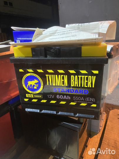 Акб Тюмень 60А/h