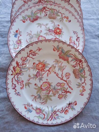 Антикварные тарелки Sarreguemines