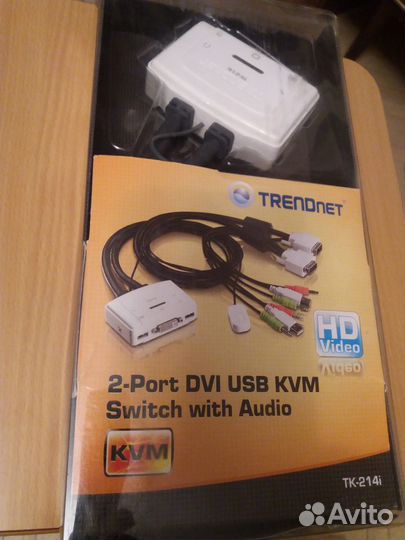 Kvm переключатель Trendnet TK-214i