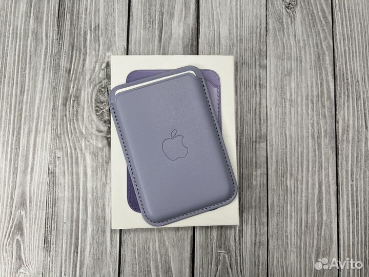 Leather Wallet Magsafe с Анимацией для iPhone 12
