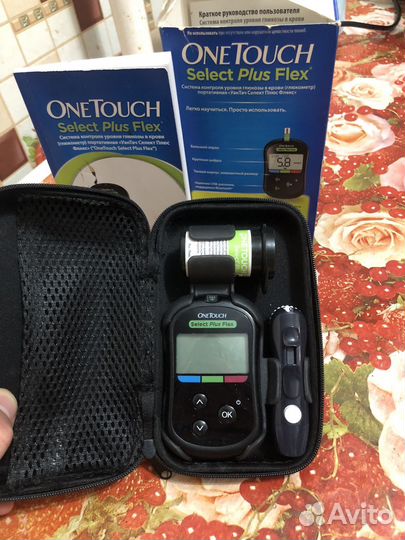 Глюкометр one touch select plus flex