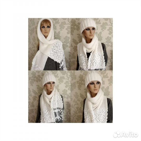 Шапки и шарфы женские