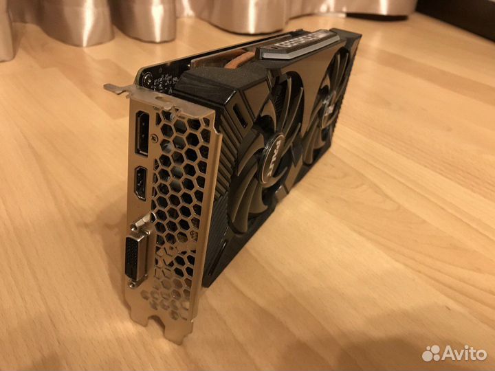 Видеокарта Palit GTX 1660 TI 6 gb + коробка + доку