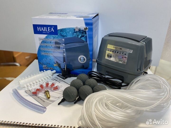 Мембранный компрессор Hailea HAP 80 - комплект