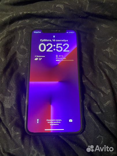 Телефон iPhone x черный 256gb