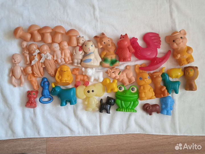 Игрушки ссср. Пластик и резина