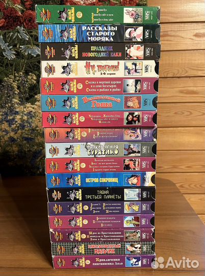 Видеокассеты мультфильмы VHS лицензия