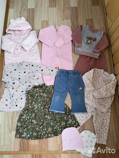 Пакет вещей для девочки 74 80