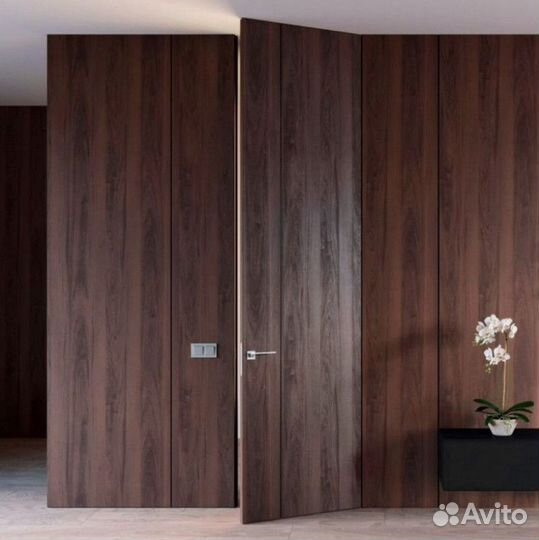 Двери скрытые межкомнатные с отделкой