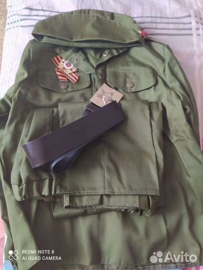 Детская военная парадная форма