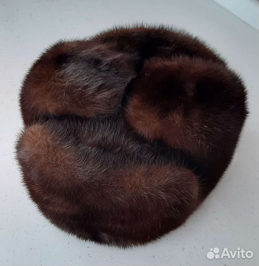 Норковая шапка мужская