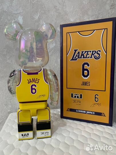 Игрушка Bearbrick 28cm Lakers 6