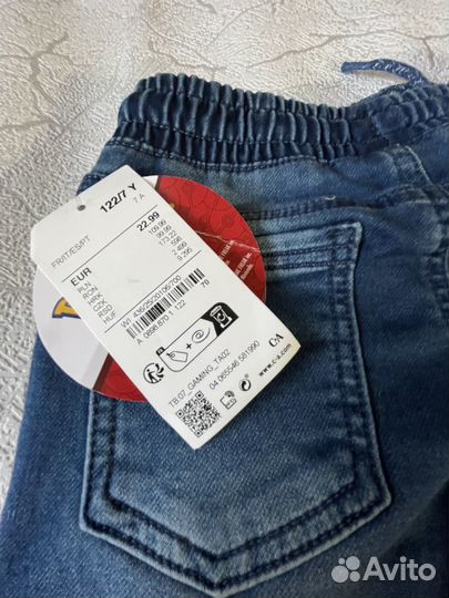 Джоггеры/джинсы c&a 122