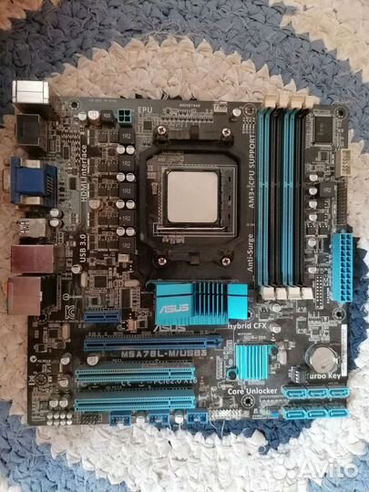 Материнская плата am3+ с процессором FX6100
