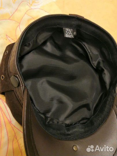 Фуражка мужская, замшевая