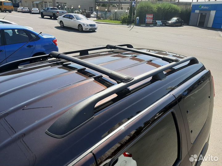 Багажник на крышу Лада Ларгус, Hunter черный