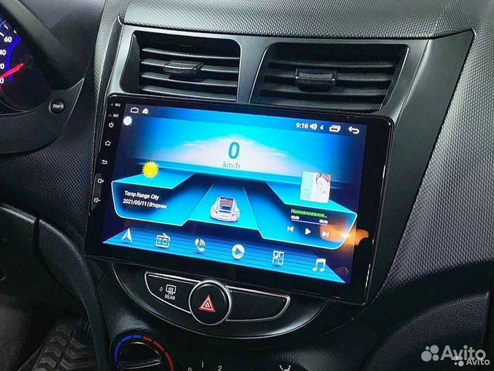 Магнитола Hyundai Solaris 11-16 WiFi Navi IPS