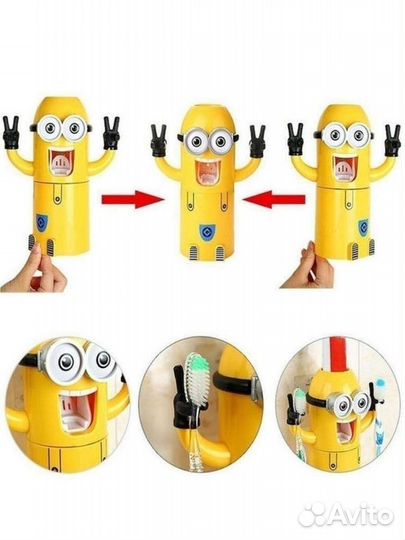 Дозатор для зуб пасты миньон