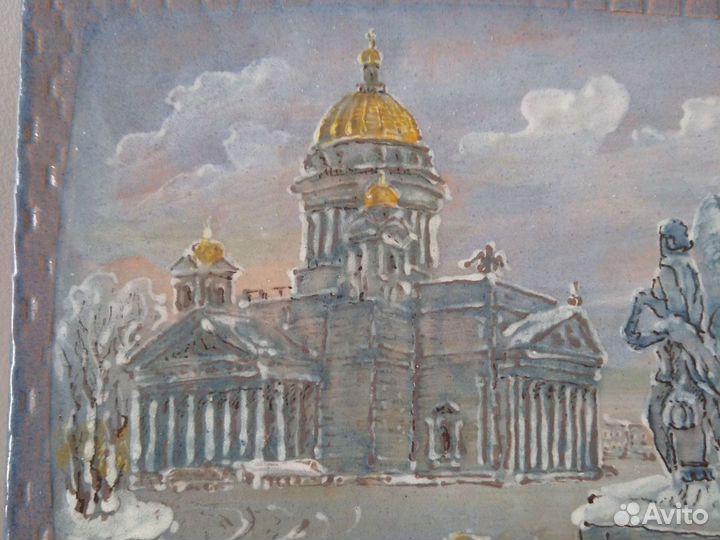 Картина Санкт-Петербург Исаакиевский собор керамик