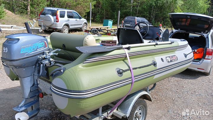 Надувная лодка пвх с мотором 9.9 или 15