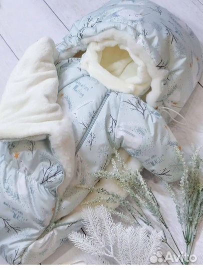 Зимний комбинезон для новорожденного